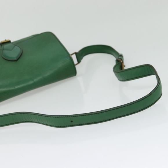 LOUIS VUITTON Epi Cartouchiere MM Shoulder Bag Green M52244 LV Auth bs28612 - Picture 7 of 16